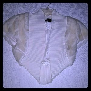 Faux Fur Shrug